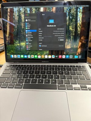 MacBook Air 13-Inch A2179 Core i3 1.1Ghz 2020 8gb Mem 250gb SSD 13.3In CIYL-4763