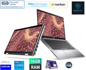 Dell Latitude 13 7330 2in1 Core 12th i5-1245U 16GB Memory 256GB NVMe 13.3In FHD Touchscreen