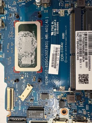 HP 14-CF1599SA I5-8265U Motherboard 100% WORKING L38212-601 (PS5)